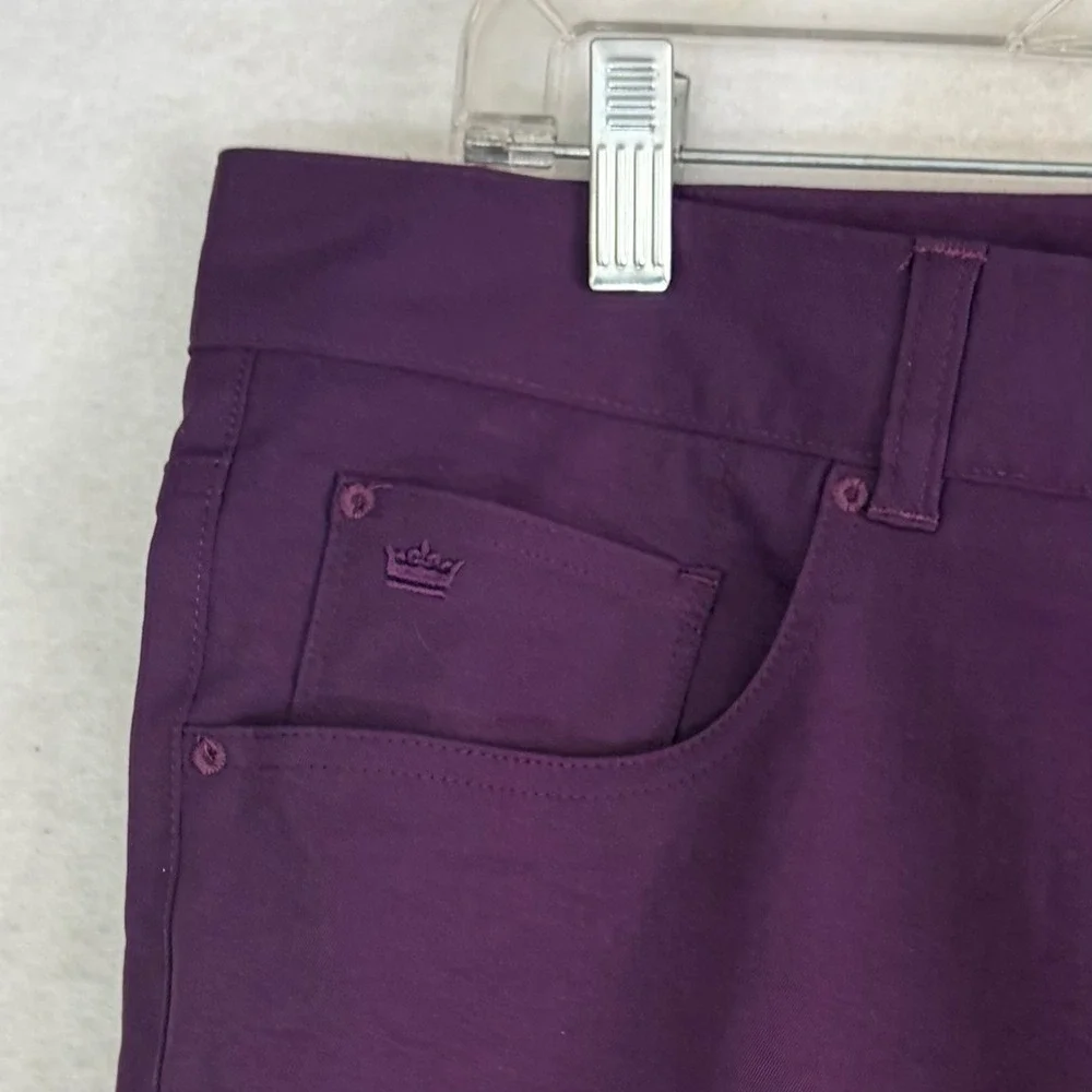 Peter Millar Crown Sport Performance Pants Mens 38x32 Purple eB66 Golf